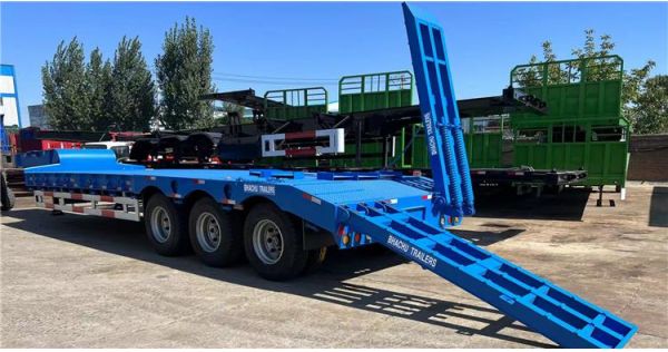 Bhachu Tri Axle 60 Ton Low Bed Trailer will be sent to Kenya