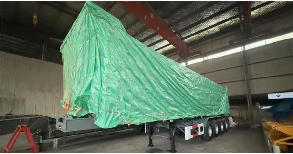 Bhachu 4 Axle 80 Ton Dump Semi Trailer will be sent to Tanzania