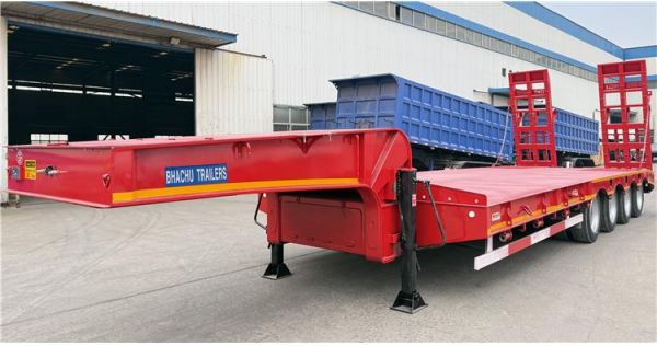 Bhachu 4 Axle Drop Deck Trailer will be sent to Tanzania