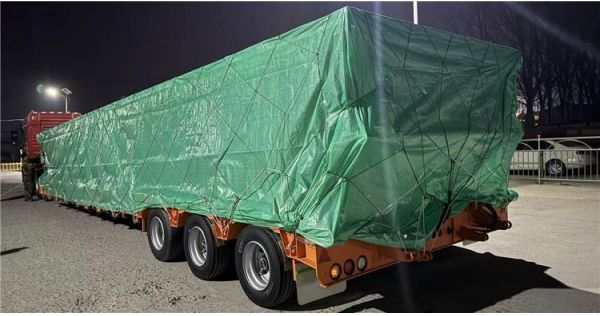 Bhachu 3 Line 6 Axle Low Bed Trailer will be ship to Zambia
