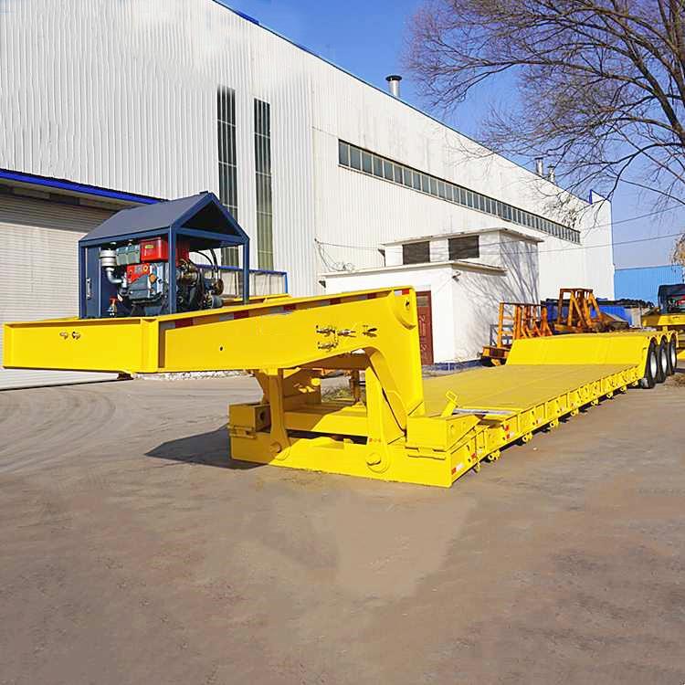 80T Detachable Gooseneck Trailer