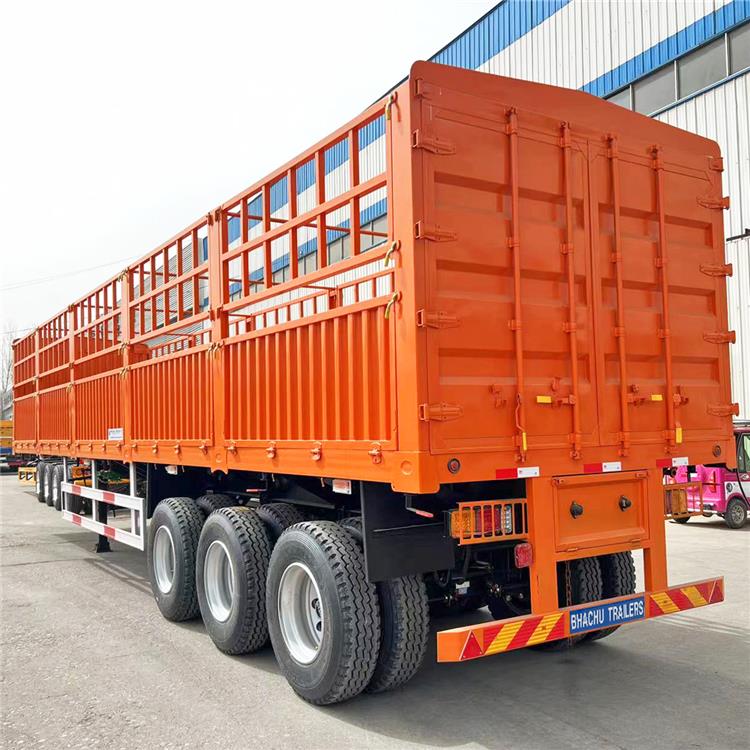 3 Axle 60 Ton Fence Semi Trailer