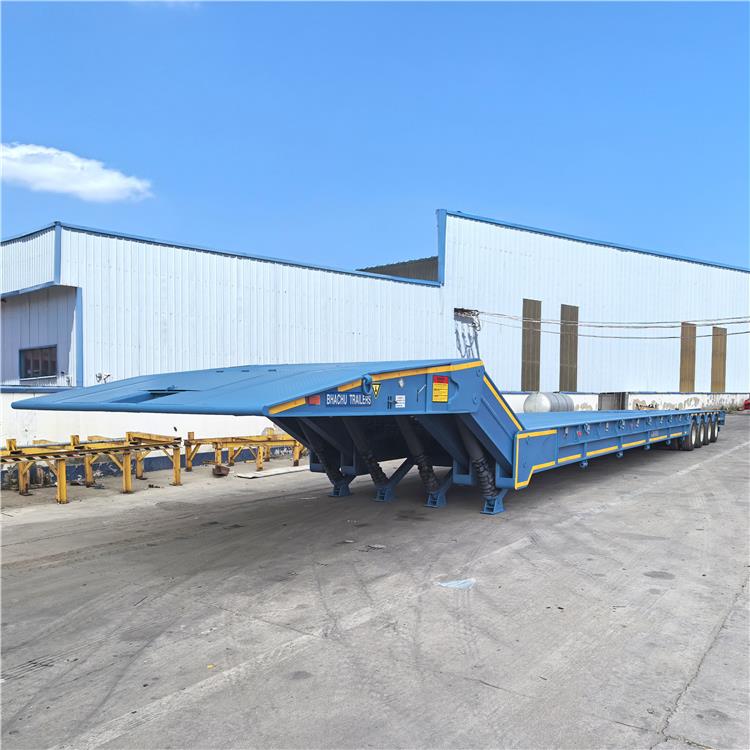 4 Line 8 Axle Floding Gooseneck Trailer