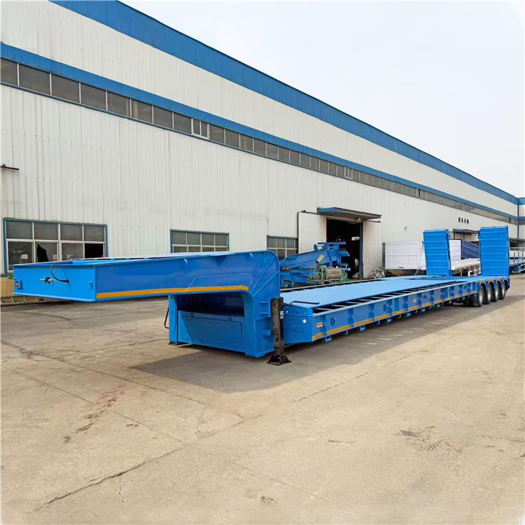 4 Line 8 Axle Low Bed Trailer