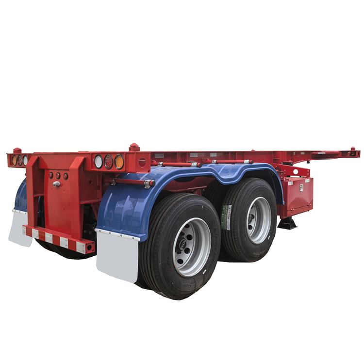2 Axle 20ft Container Chassis Trailer