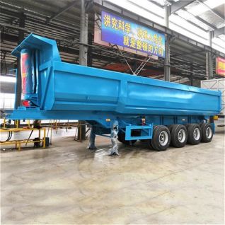  40CBM U Shape End Dump Truck Trailer