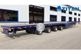 4 axle wind blade transportation trailer
